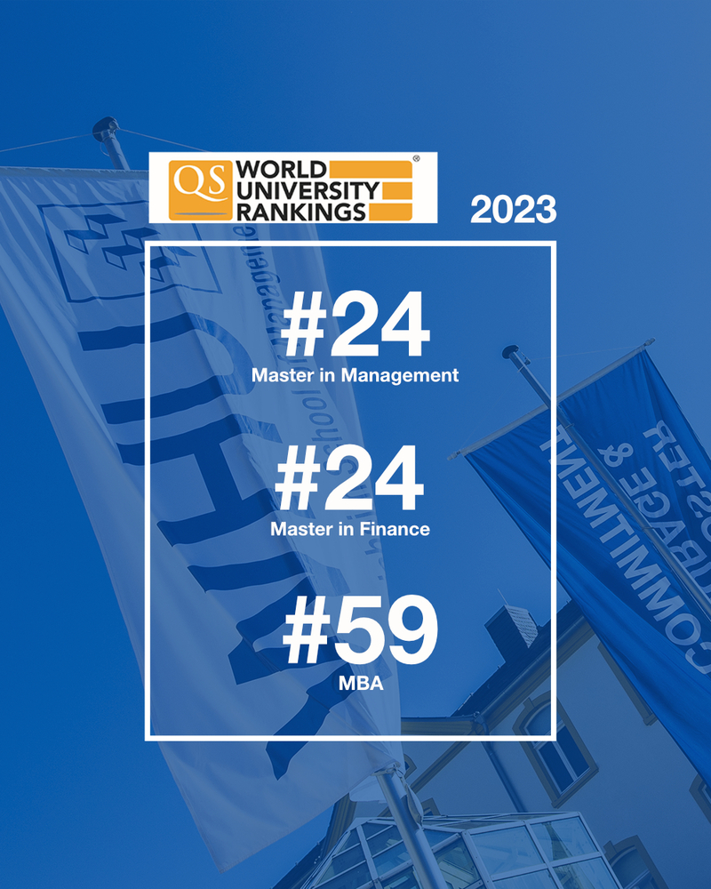 WHU Achieves High Marks in QS Ranking