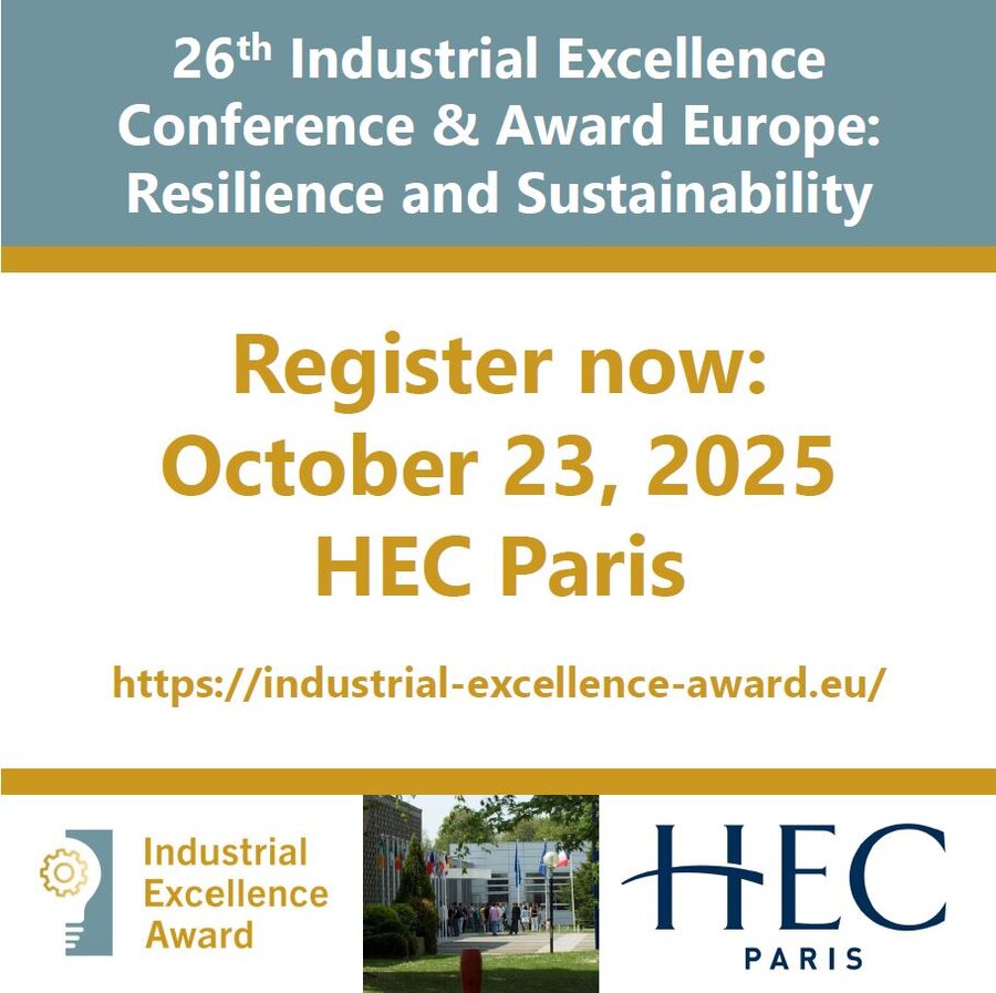 Registrierung für Industrial Excellence Konferenz an HEC Paris geöffnet