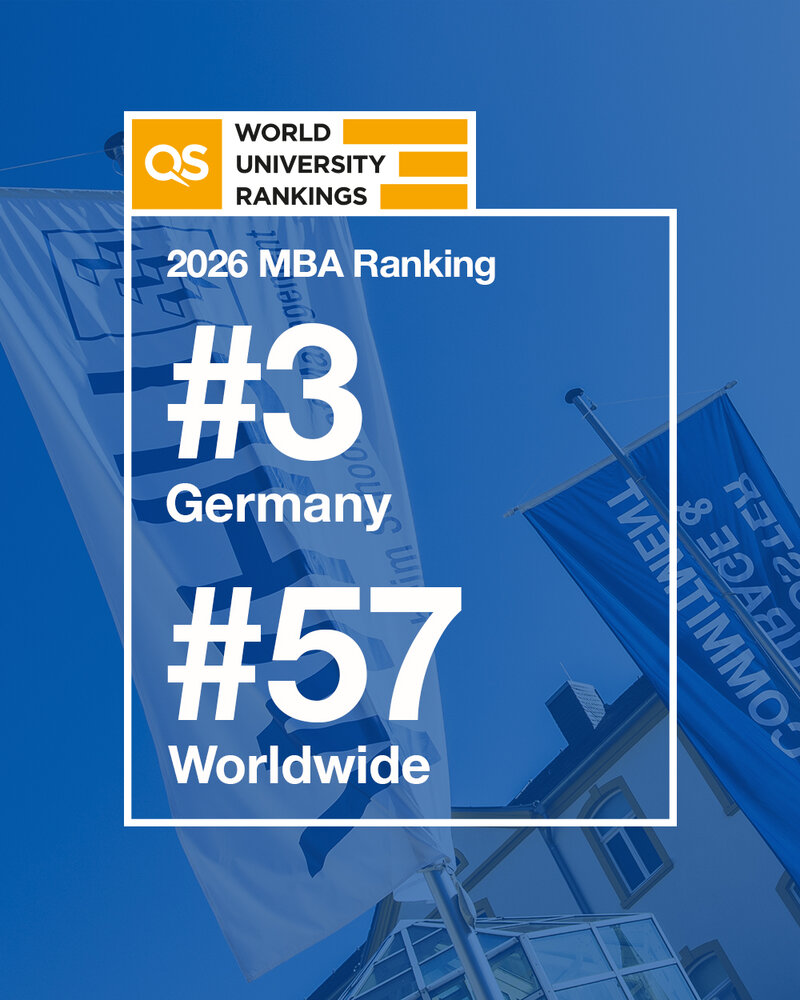 QS Ranking: WHU’s MBA Program Places #57 Worldwide