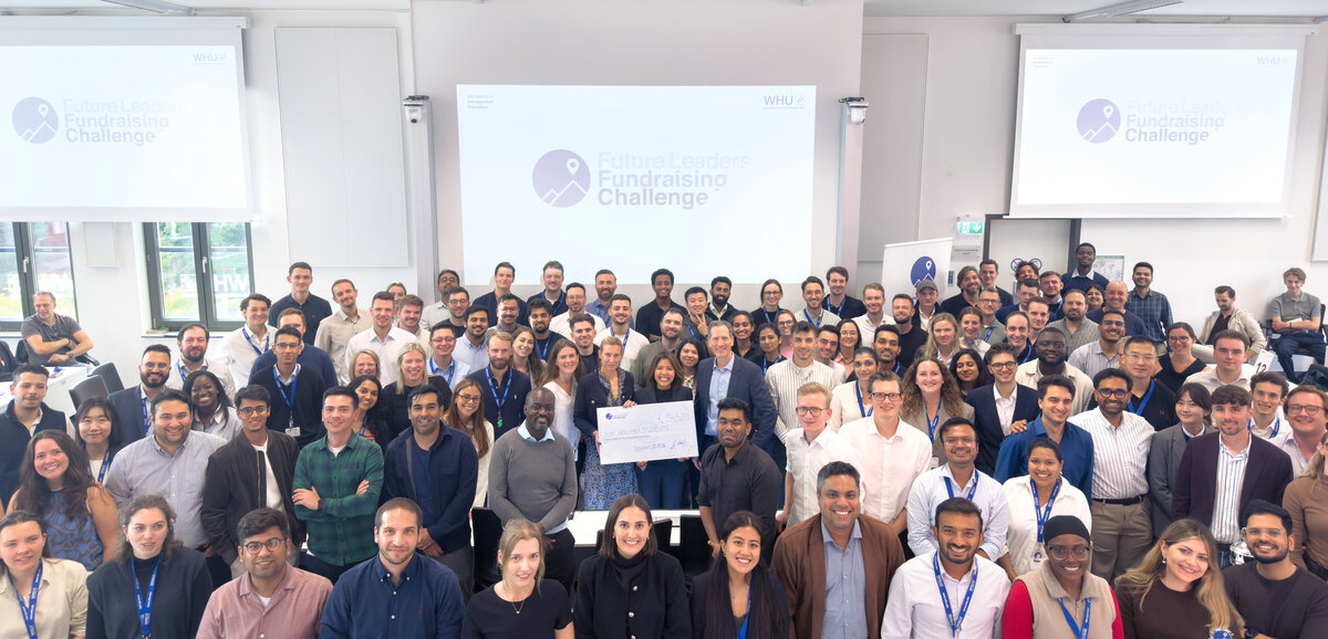 Die Future Leaders Fundraising Challenge der WHU spielte in diesem Jahr mehr als 54.000 Euro für die Laureus Sport for Good Stiftung ein.