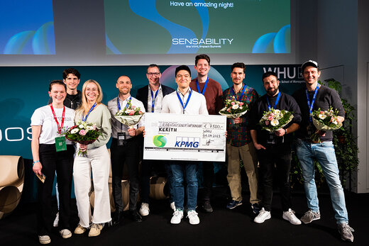 Das Team von Kerith gewinnt das SensAbility Pitch Battle.