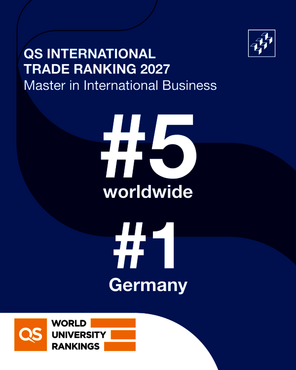 WHU Master in International Business erstmals unter den Top 5 weltweit