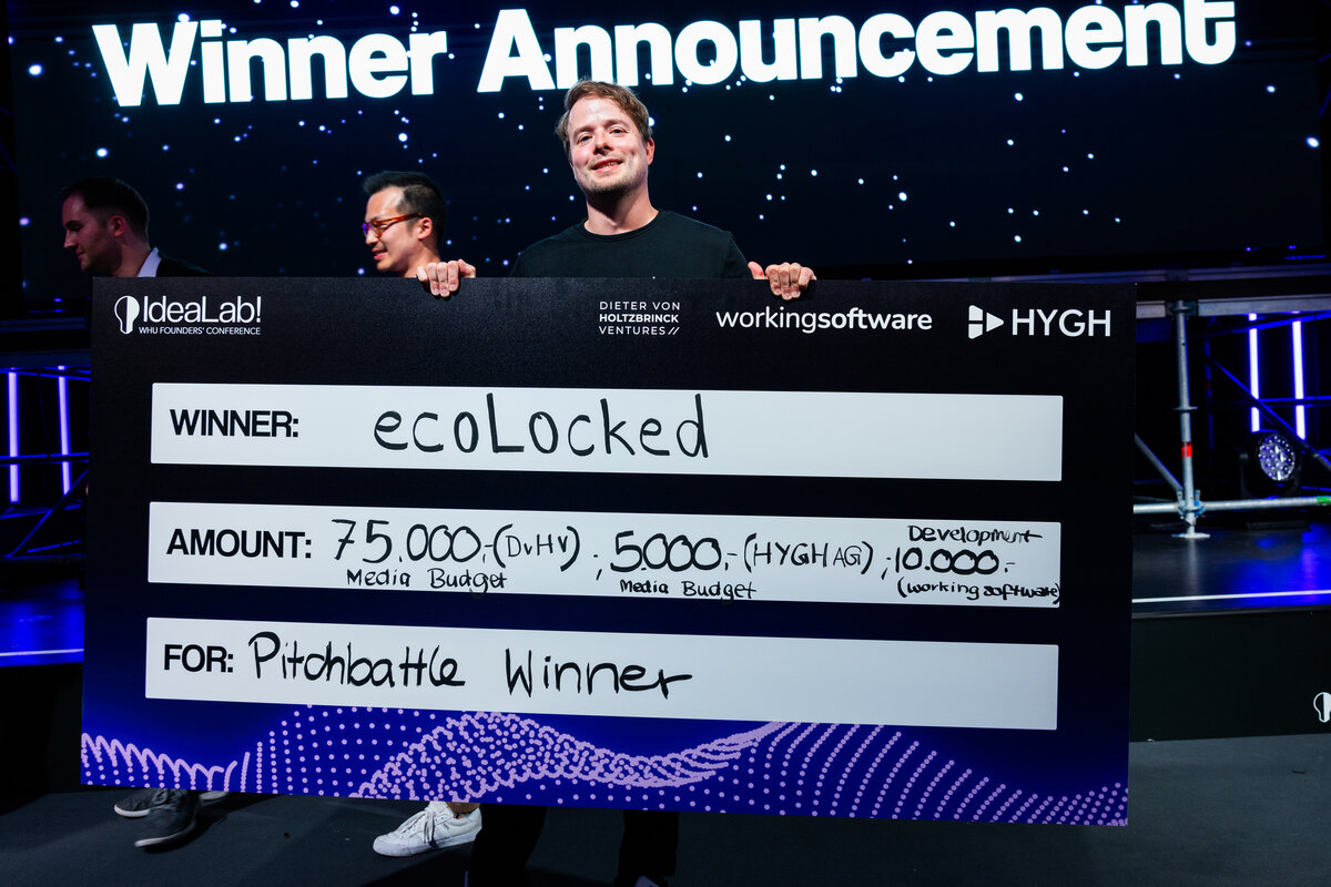 Ecolocked wins at IdeaLab! Pitch Battle.