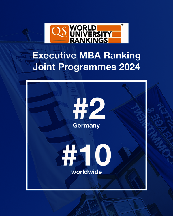 Kellogg-WHU Executive MBA erreicht weltweit Platz zehn im QS-Ranking