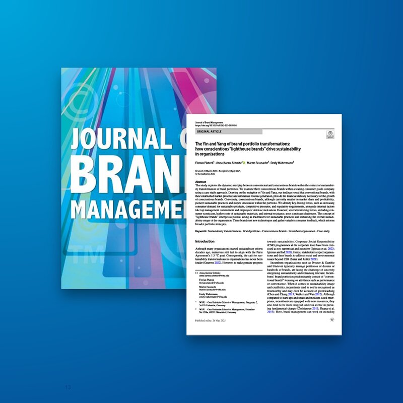 Brands in Transition: how conscientious ‘lighthouse brands’ drive sustainability in organisations