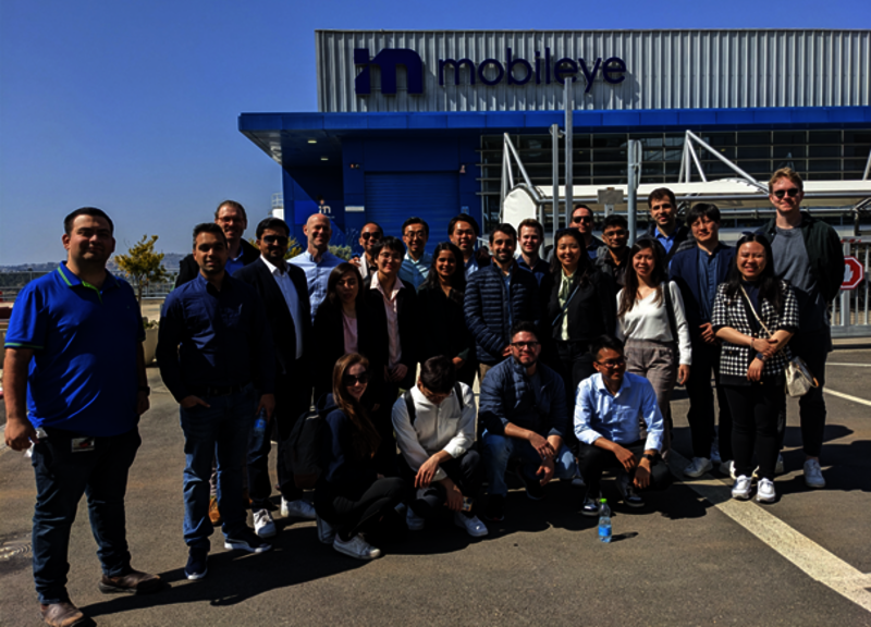 WHU MBA Students Visit Mobileye with Prof. Yuval Kalish