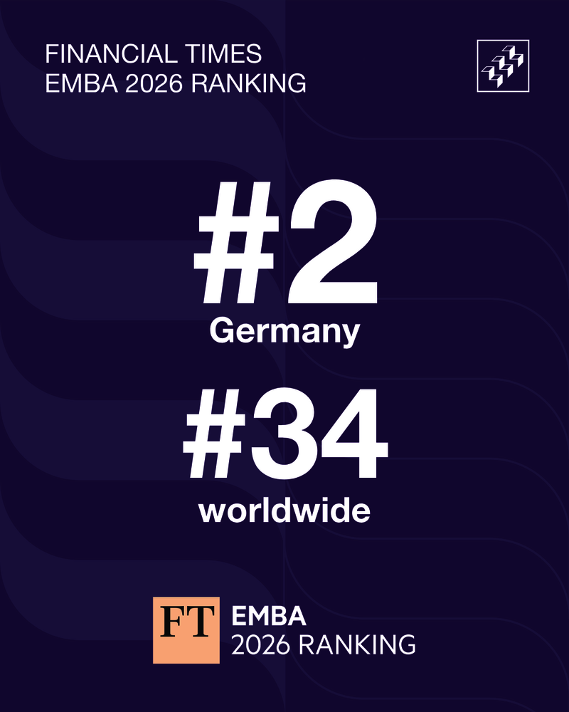 Financial Times: Kellogg-WHU #34 worldwide and #2 in Germany