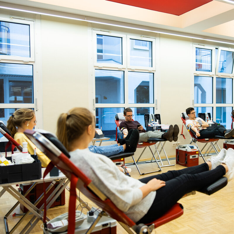 WHU First Responder and German Red Cross Organize Blood Donation Drive